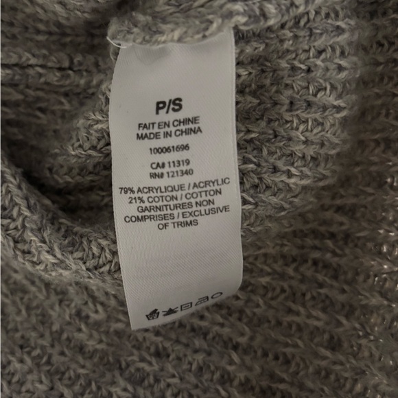 Garage Boyfriend Half Zip Mock Neck Sweater - Picture 6 of 6